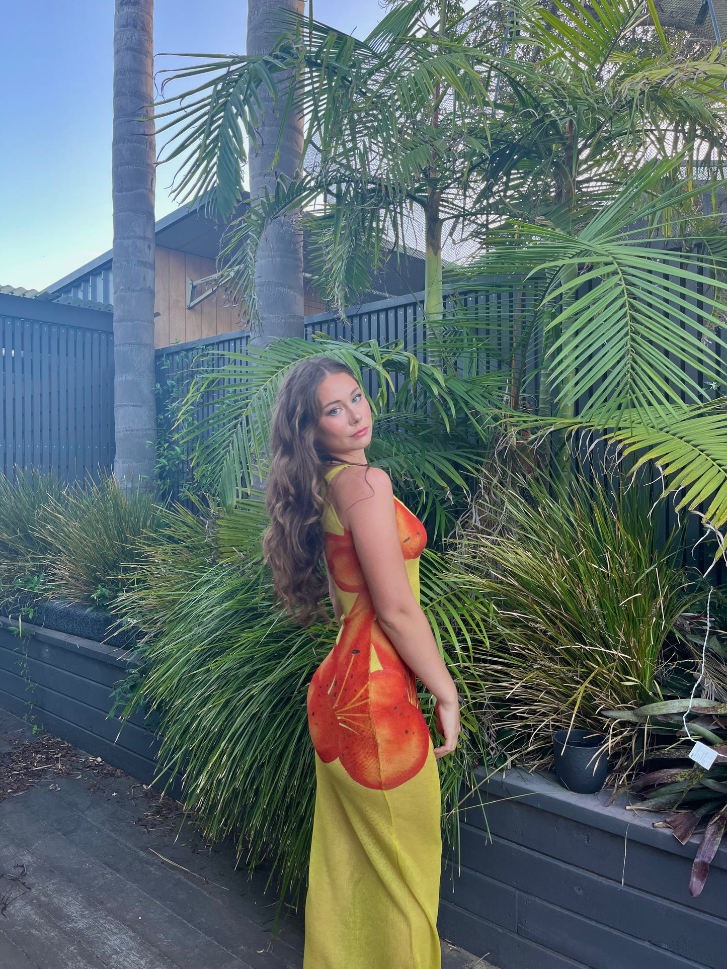 Flora Knit Maxi Dress